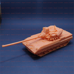 3d Printed 1/72/144 Russian Object 195 Tank Project Unpainted Kit