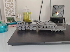 3d Printed 1/72 Serbia Fap 3232-axle Heavy-duty Trailer（no Tank） Unpainted Kit
