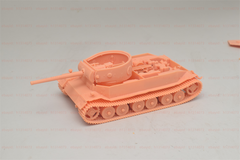3d Printed 1/72 VK 3001 (P) Tiger (P) with Škoda Turret10.5cm Gun Unpainted Kit