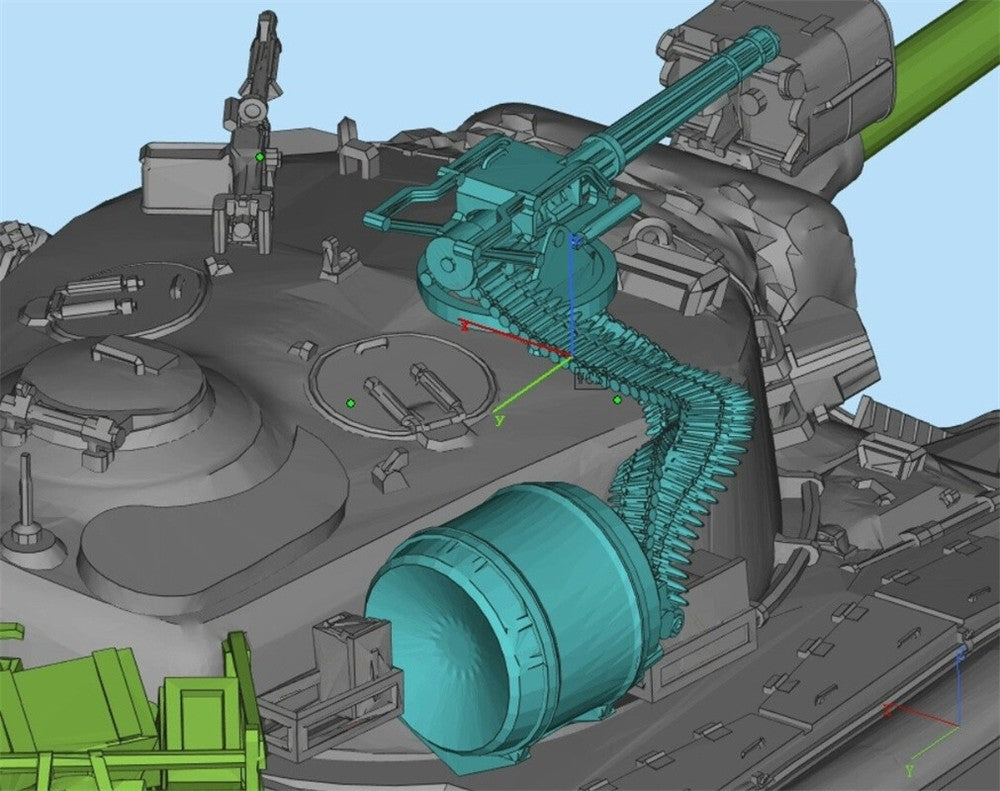 3d Printed 1/35/72 US F-series "Surprise Tool" T30 Heavy Tank Destroyer Kit