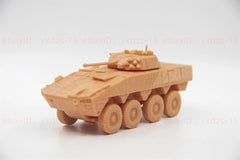 3d Printed 1/72/144 U.S. Havoc 8x8 Wheeled Armored Vehicle Unpainted Kit