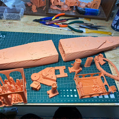 3d Printed 1/350 Hms Queen Mary（battlecruiser）1914(full Hull/waterline)