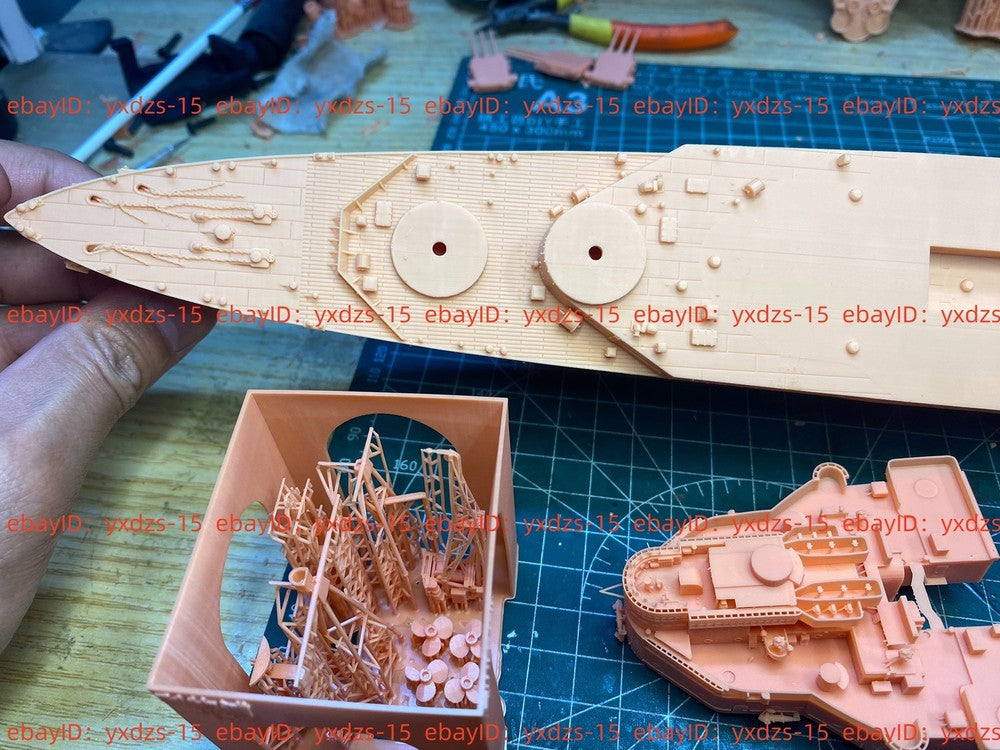 3d Printed 1/350 Hms Liverpool (c11) Cruiser(full Hull/waterline)
