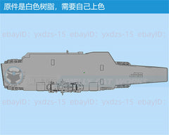 3d Printed Kits 1/1250/2000 Russian 11435 Admiral Kuznetsov Aircraft Carrier