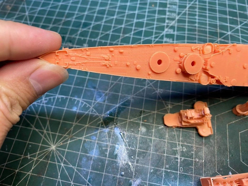 3d Printed Kit 1/700 Uss Wichita Ca-45 Heavy Cruiser(full Hull/waterline)