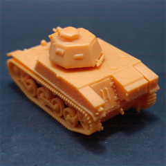 3d Printed 1/72 French AMC-34 Light Tank Unpainted Kit