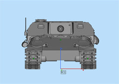 3d Printed 1/35 Soviet Object 263 Tank Destroyer Unpainted Unassembled Model