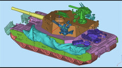3d Printed 1/35/72 Russian F-series "Monster" Type 5 Heavy Tank Kit