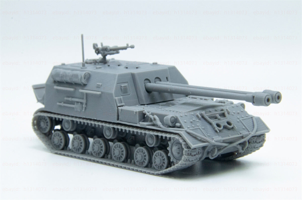 3d Printed 1/72/144 Soviet ISU-122-2 Tank Destroyer﻿ Unpainted Kit