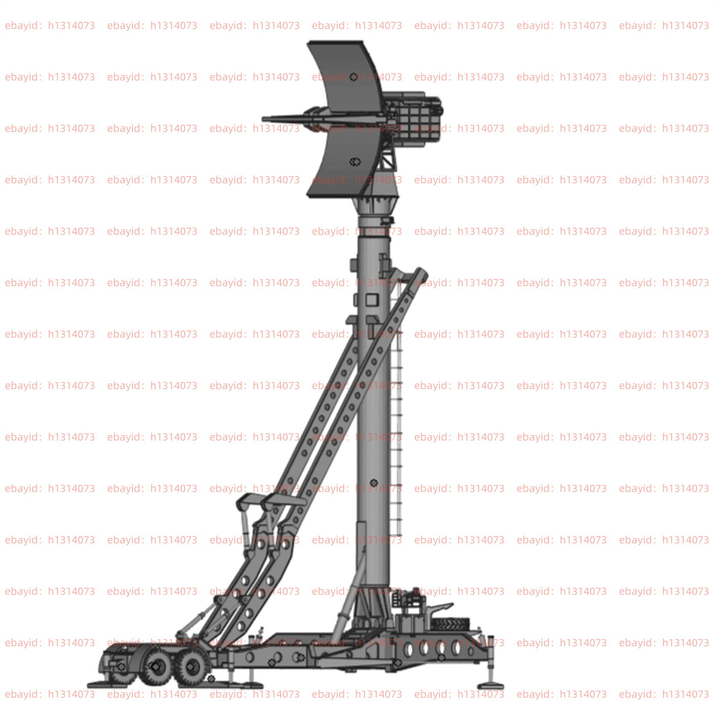 3d Printed 1/72/144 Russia 340v6m Radar Mast