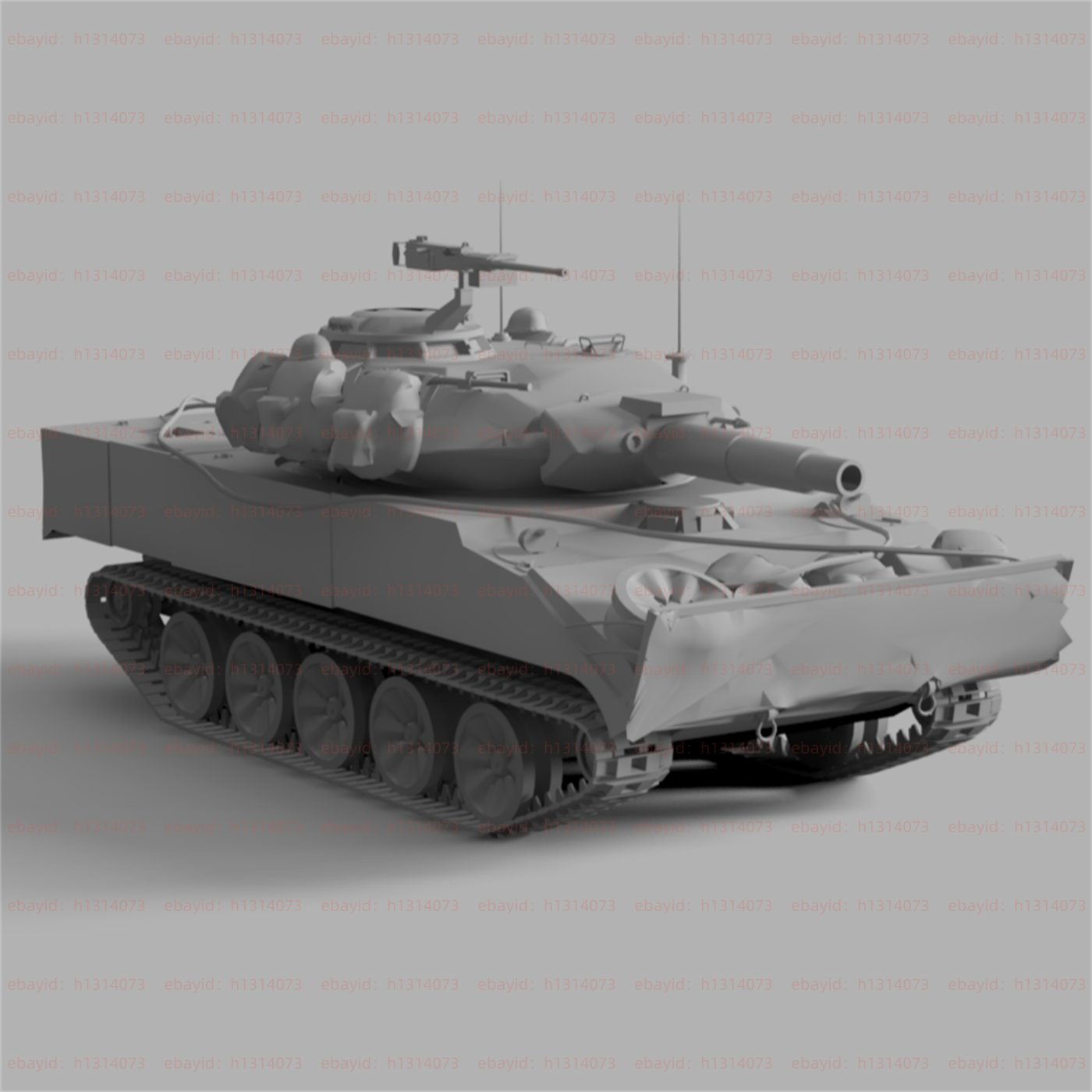 3d Printed 1/72 XM551 Sheridan Unpainted Kit
