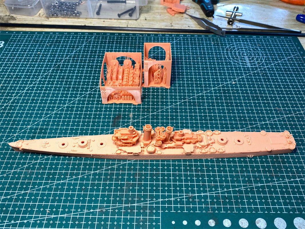 3d Printed 1/700 USS Helena (CL-50) Light Cruiser(full Hull/waterline)