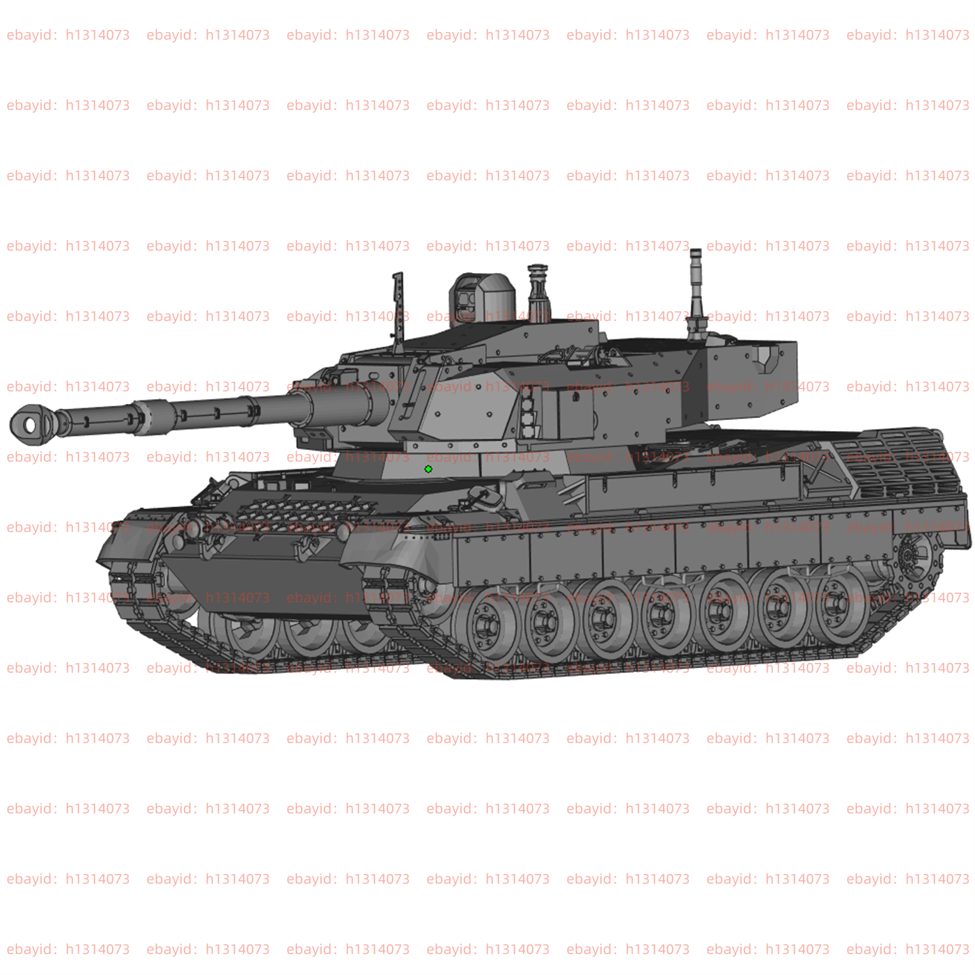 3d Printed 1/72 Belgian Leopard 1-C3105 Tank Unpainted Kit