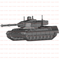 3d Printed 1/72 Belgian Leopard 1-C3105 Tank Unpainted Kit