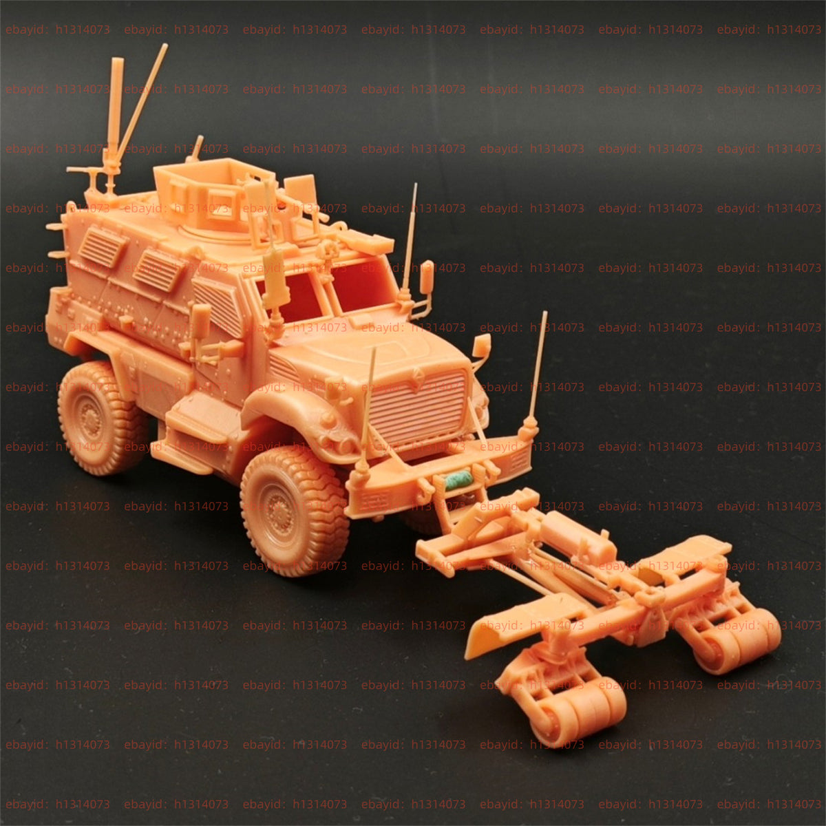 3d Printed 1/72 U.S. Military MAXXPRO Mine-Resistant Vehicle Unpainted Kit