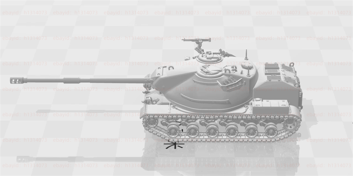 3d Printed 1/72 US XM66F Tank Destroyer Unpainted Kit