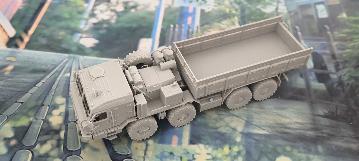 3d Printed 1/72/87 BAZ-6306 Heavy-Duty Truck ﻿Unpainted Kit