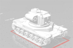 3d Printed 1/35/72 French F-series B-C CS59 12-tube 150mm SP Rocket Kit