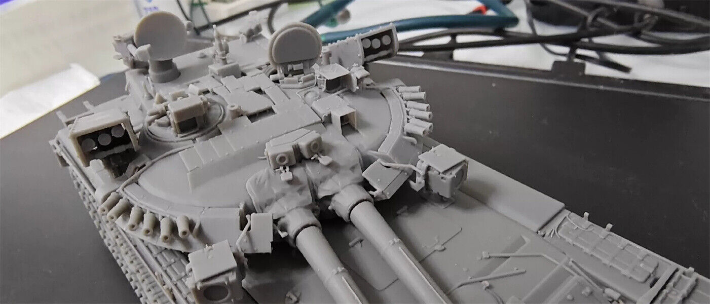 3d Printed 1/48 Soviet Apocalypse Tank Unpainted Kit