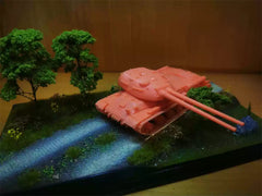 3d Printed 1/35/72 Soviet IS-2-II Heavy Tank Kit