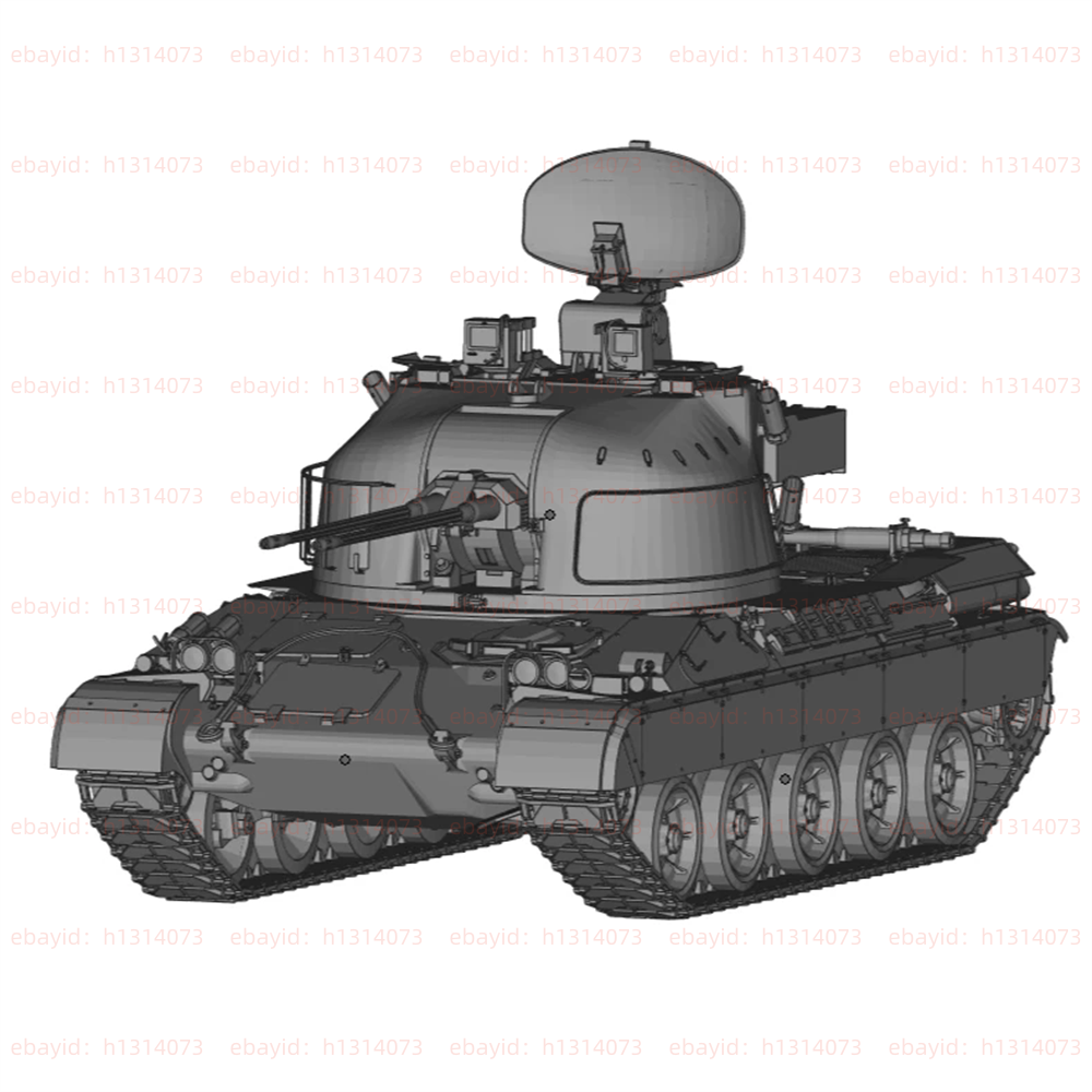 1/72/144 French AMX 30 Anti-aircraft Variant Unpainted Kit