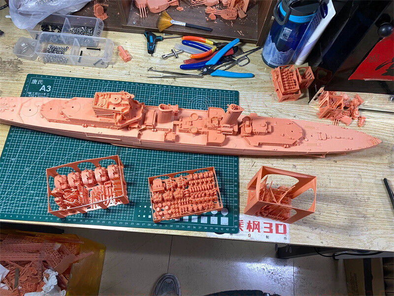 3d Printed 1/200 Dido Class Cruiser(full Hull/waterline)