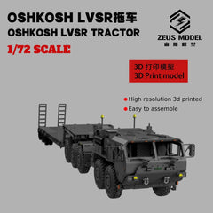3d Printed Kit 1/43 U.s. Army Oshkosh 10×10 Armored Vehicle Trailer