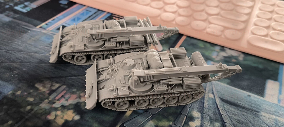 3d Printed 1/72/87 T-55TK Combat Engineering Vehicle Unpainted Kit