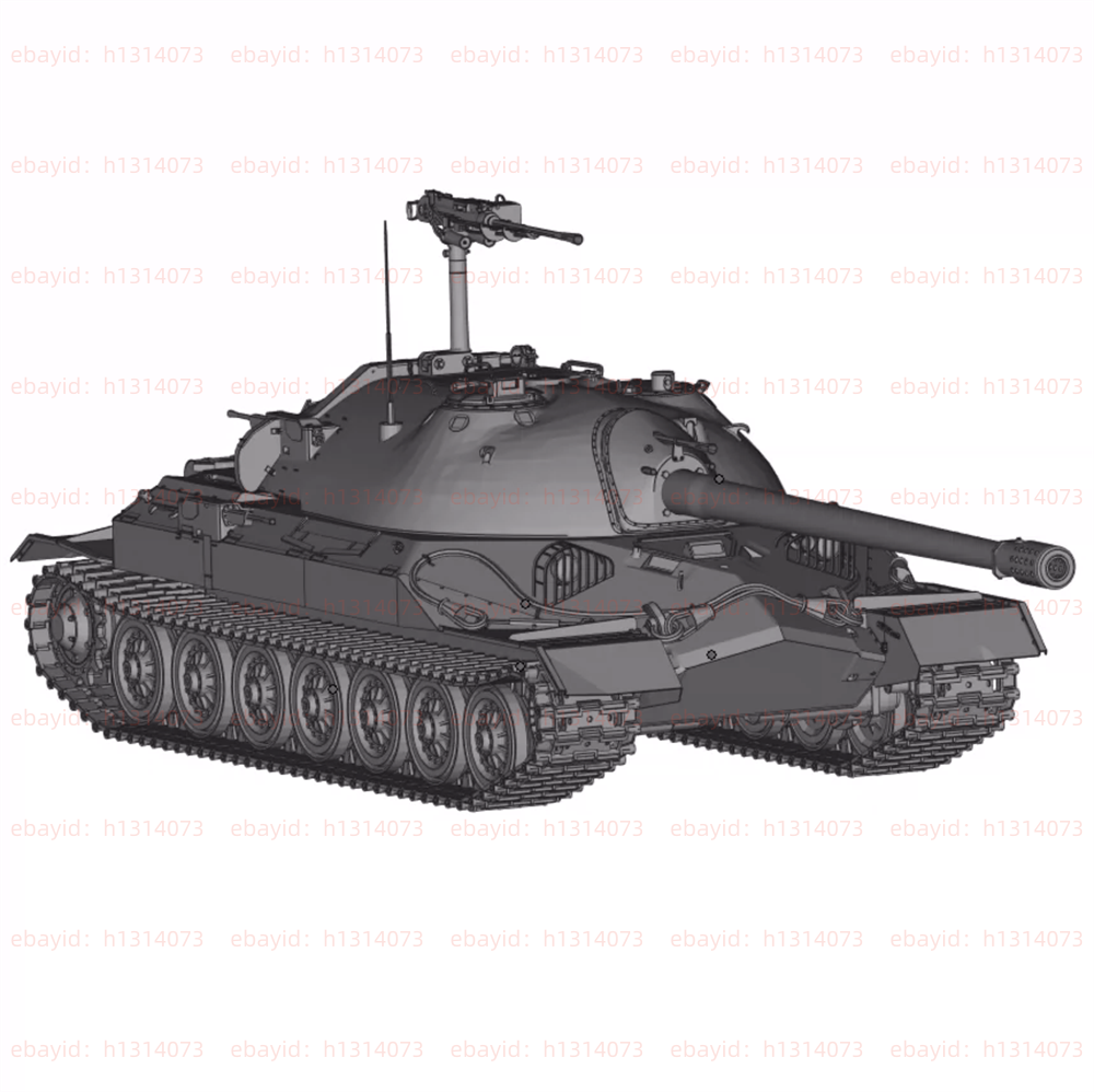 3d Printed 1/72/144 Soviet Is-7 Heavy Tank Unpainted Kit