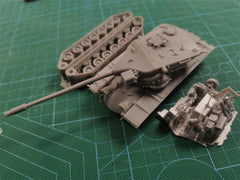 3d Printed 1/35/72 US F-series "Hellhound" T57 Clip-fed Heavy Tank Kit