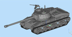 3d Printed 1/35/72 American T28 Prototype Tank Destroyer Kit