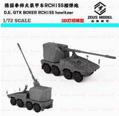 3d Printed 1/72/144 German Boxer Armored Vehicle With Rch155 Howitzer