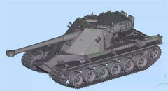 3d Printed 1/35/72 Swedish KRV Heavy Tank Kit