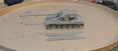 3d Printed 1/72 Sweden Emil 1951 Heavy Tank ﻿Unpainted Kit