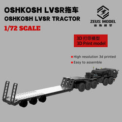 3d Printed Kit 1/43 U.s. Army Oshkosh 10×10 Armored Vehicle Trailer