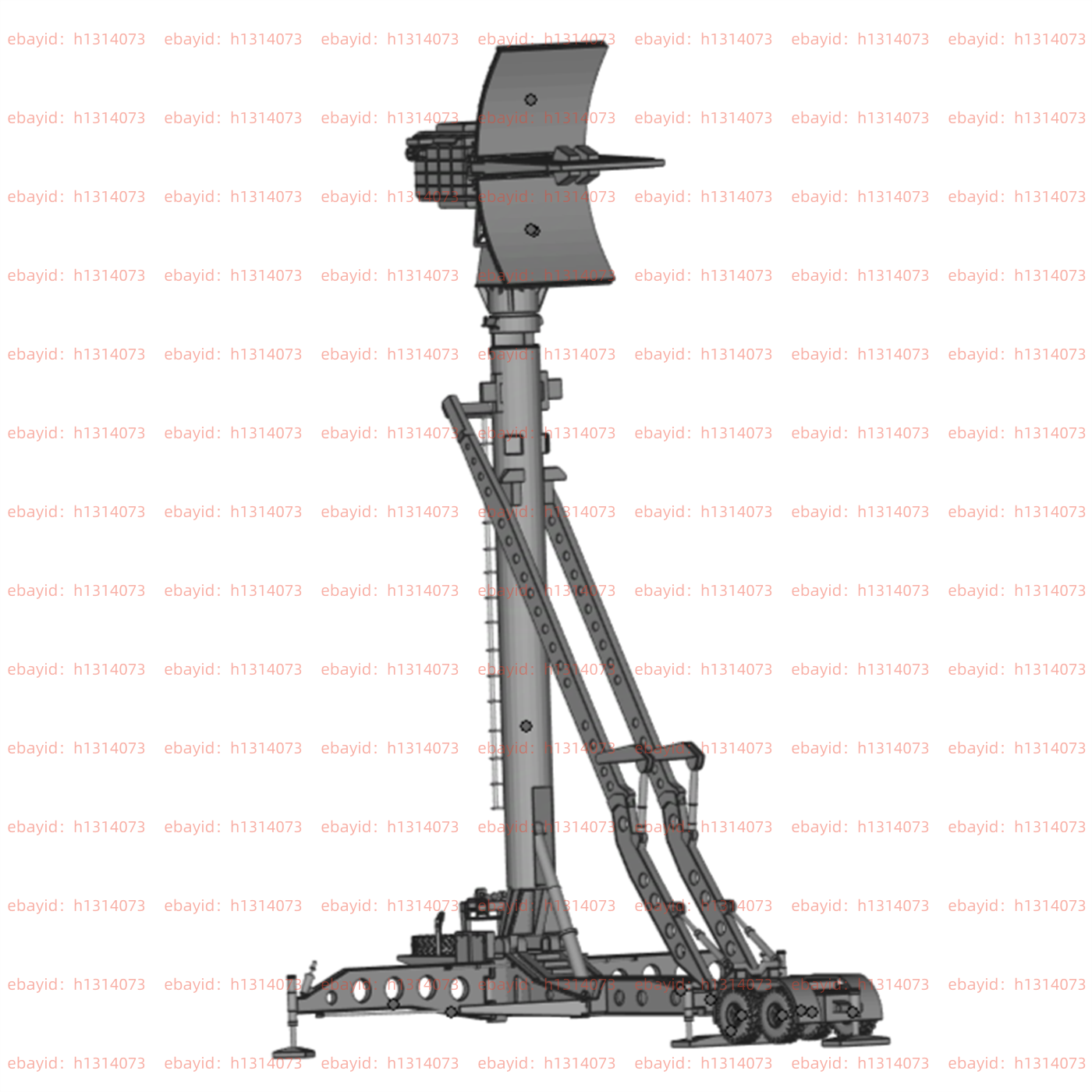 3d Printed 1/72/144 Russia 340v6m Radar Mast