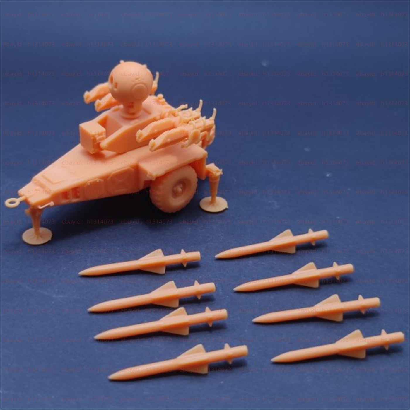 3d Printed 1/72 British Rapier Surface-to-Air Missile System Unpainted Kit