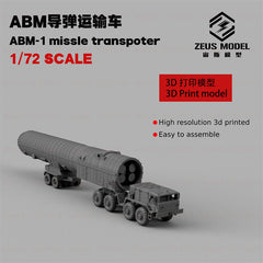 3d Printed Kit 1/72 Soviet Maz537 Abm-1 Missile Carrier