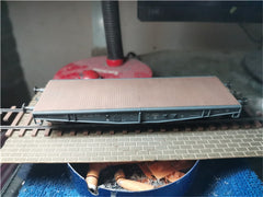 1/72 Germany 50-ton Railway Flatcar Painted Finished Model