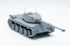 3d Printed 1/72/144 French FCM 50t Heavy Tank﻿ Unpainted Kit