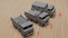 3d Printed 1/72/87 GAZ-66 Off-Road Transport Vehicle ﻿ ﻿Unpainted Kit