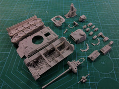 3d Printed 1/72 German Full-Interior Panther Medium Tank Ausf.D Kit