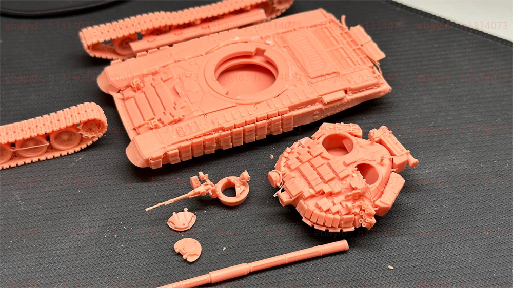 3d Printed 1/72 T-72B Main Battle Tank Unpainted Kit