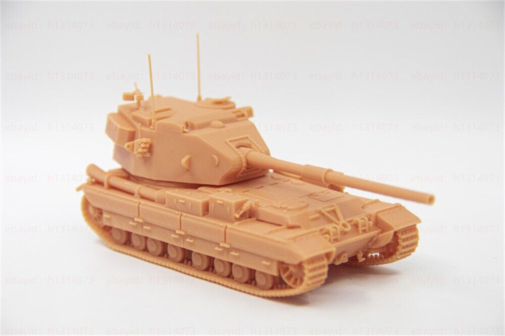 3d Printed 1/72/144 Britain Fv215 Heavy Anti-tank Gun Unpainted Kit