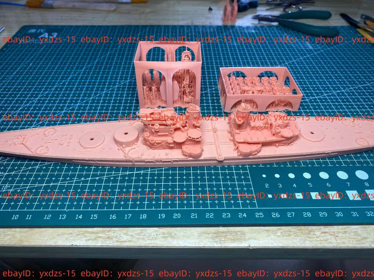 3d Printed 1/700 Britain Lion-class Battleship(full Hull/waterline)
