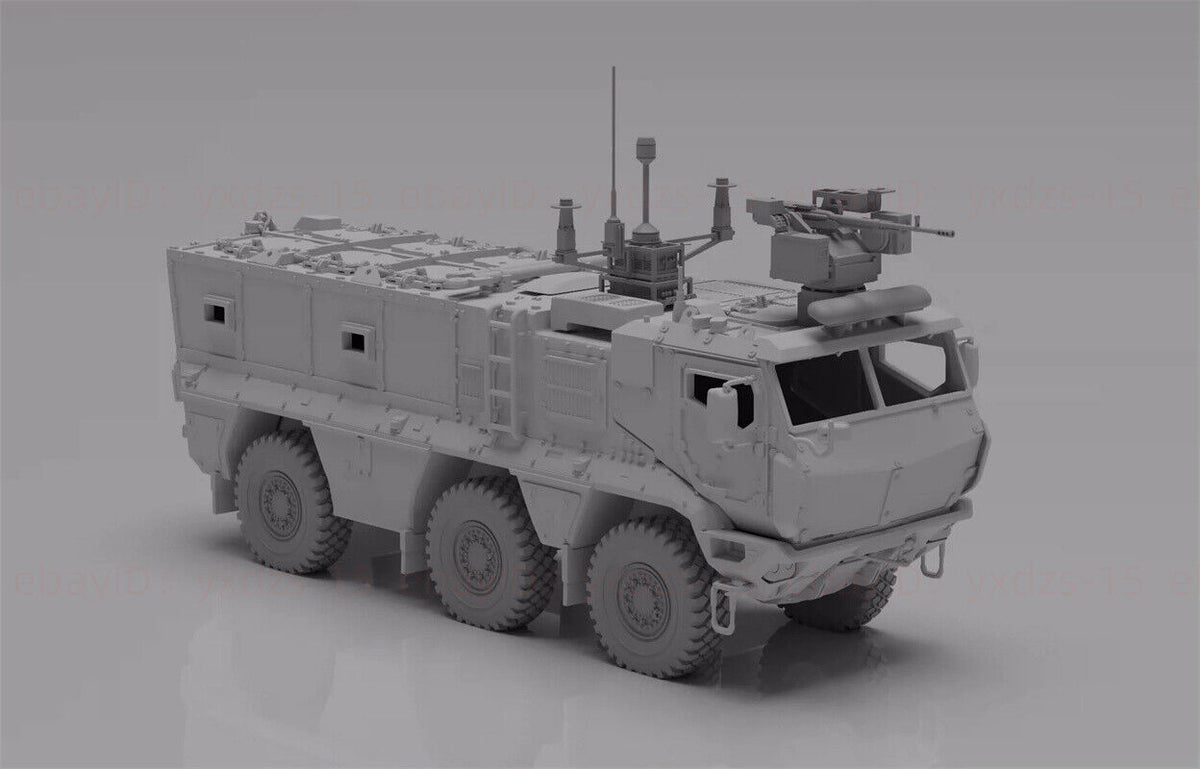 3d Printed 1/72/87 Kamaz Typhoon-K 6x6 Armoured Truck ﻿Unpainted Kit
