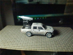 1/72 Middle East 4-Door Armed Pickup with Rocket Launcher Painted Finished Model
