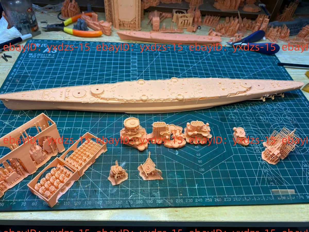 3d Printed 1/700 Ijn Dashan Battleship(full Hull/waterline)