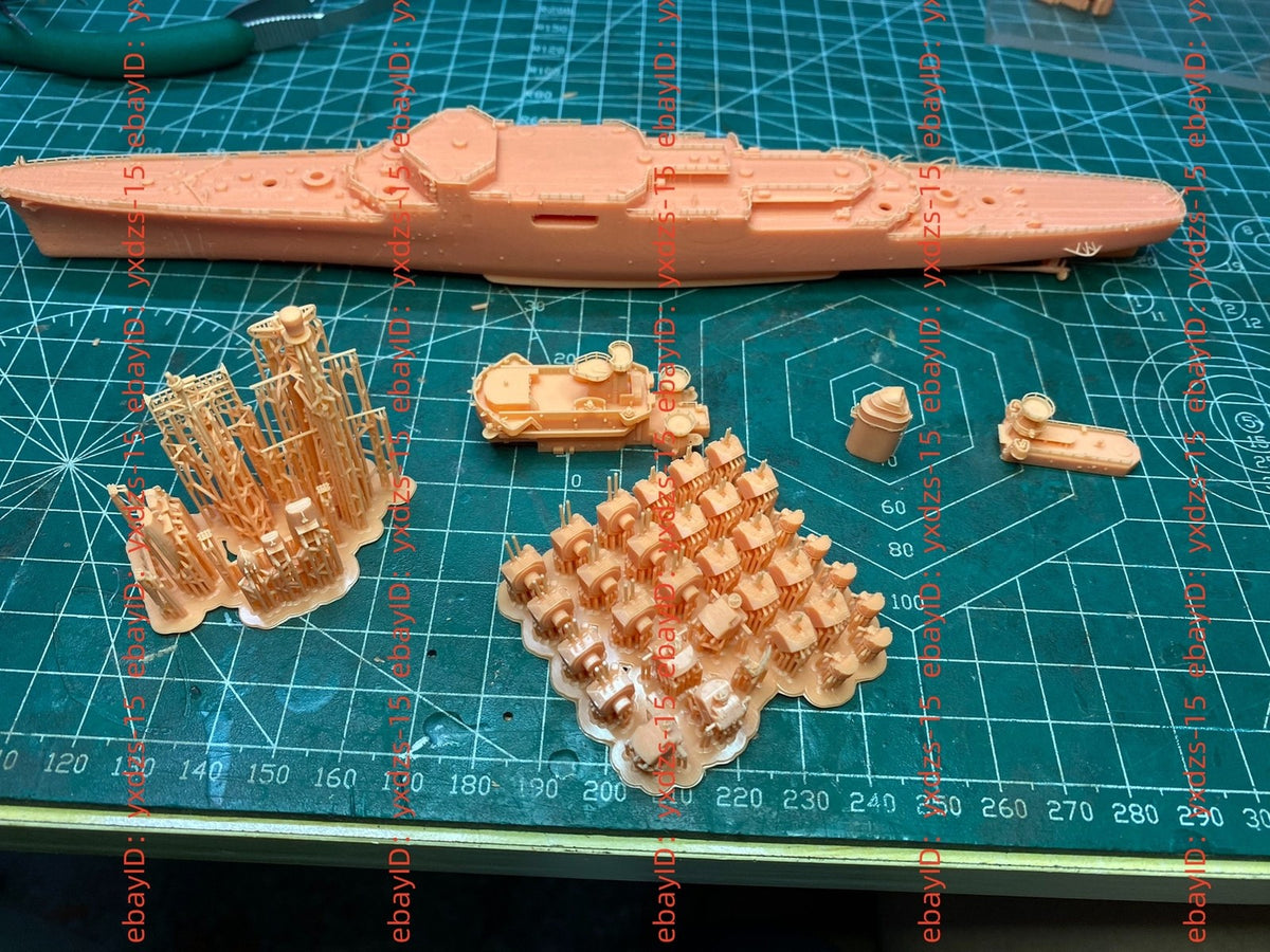 3d Printed 1/700 France Colbert Cruiser(full Hull/waterline)