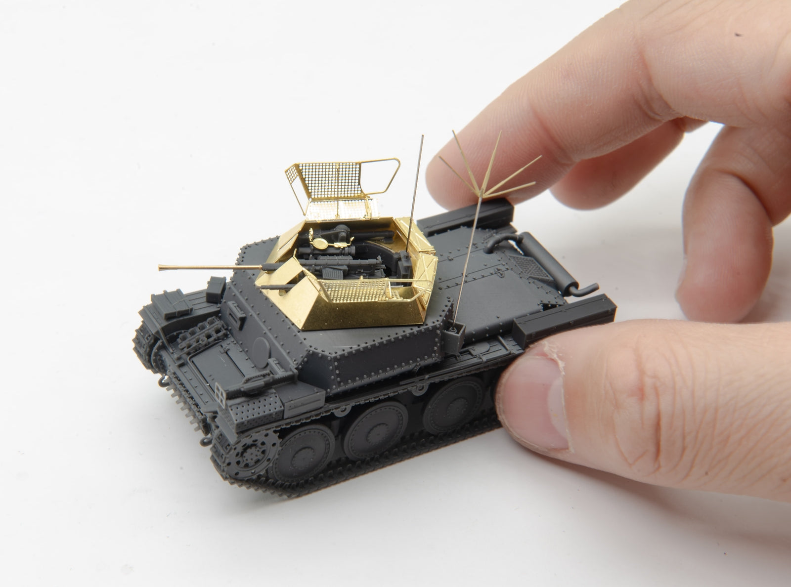 3d Printed 1/72 German Aufklärungspanzer 38(t) Unpainted Kit